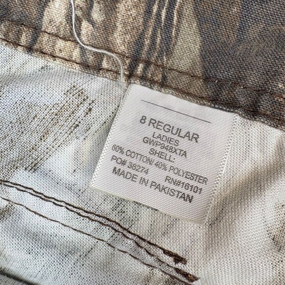Berne Outdoor Women’s Camo Cargo Pants – Size 8 Regular – Hunting Workwear Utili - Picture 2 of 9